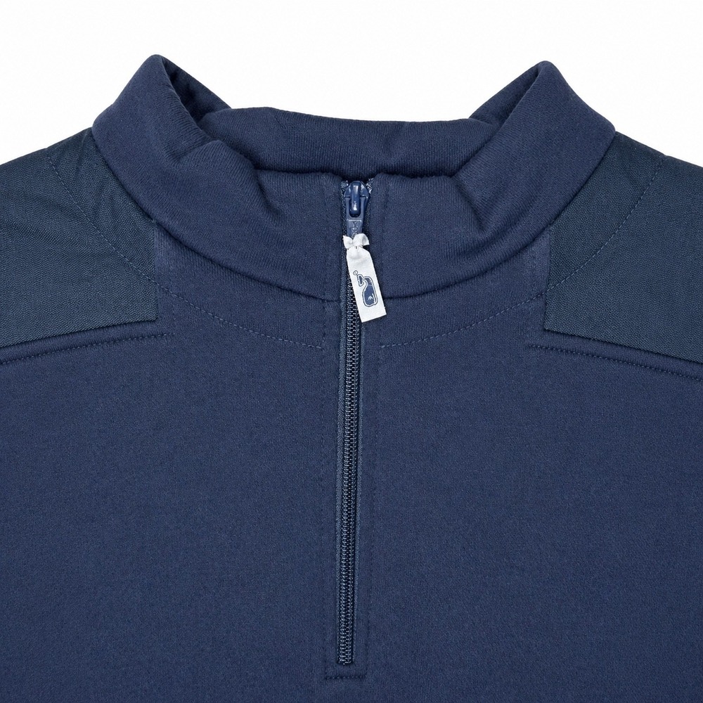 Vineyard Vines Quarter Zip Pullover 2X Navy Blue Shep Shirt Sweatshirt NWT - Picture 6 of 7